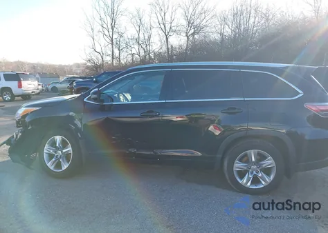 2015 Toyota Highlander Limited V6 from USA, damaged, VIN 5TDDKRFH7FS178555